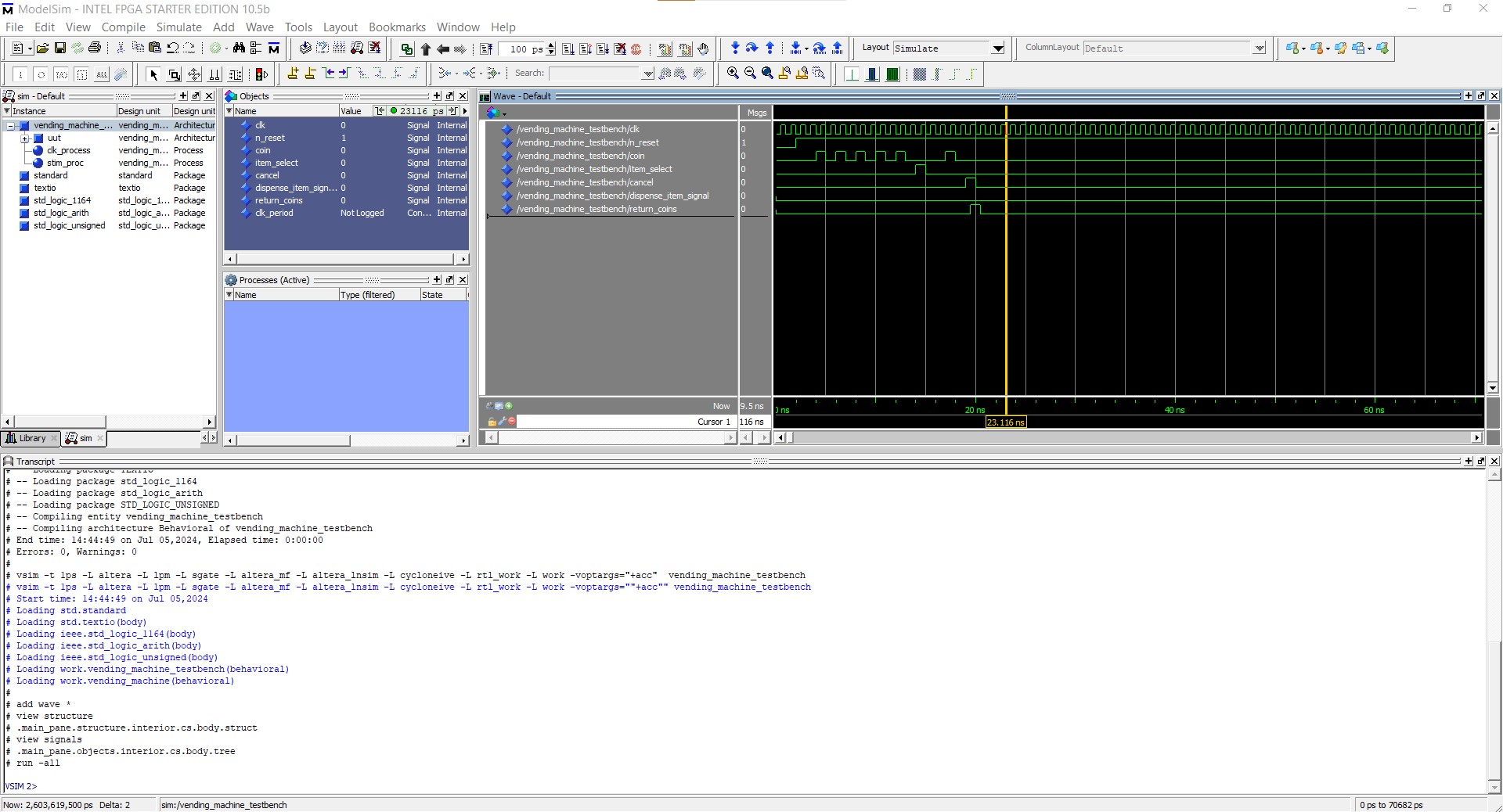 Vinding test machine